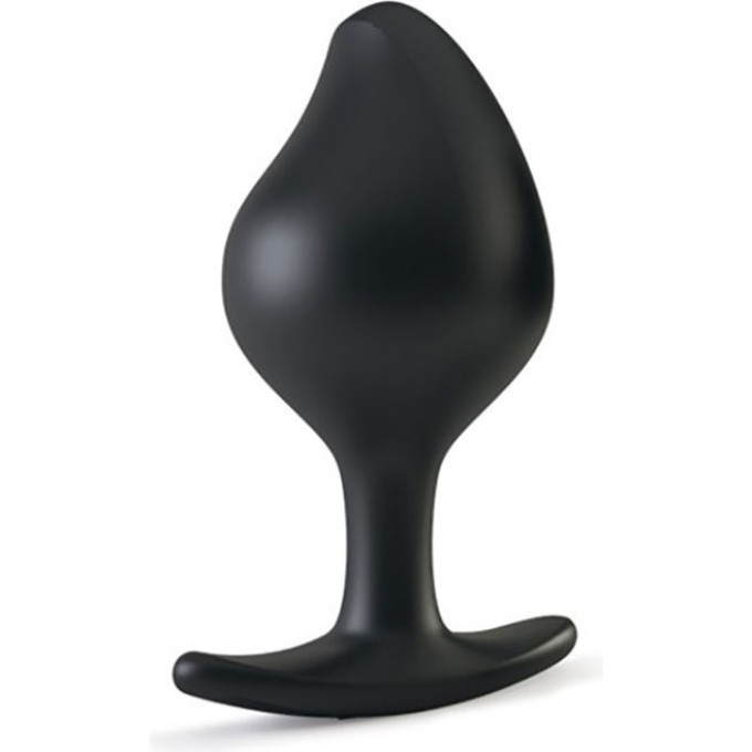 Анальная втулка MYSTIM Buttplug Rocking Force S с электростимуляцией, чёрная (блок импульсов — отдельно) 46270